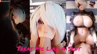 Treat Me Like A Slut – A 2B NieR Automata PMV