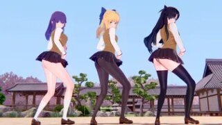 【KKS／MMD】【Party Tonight】Sakura matou Saber Tohsaka rin【Fate／StayNight】