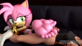 Amy footjob