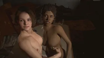 Meg Thomas Jill Valentine Threesome