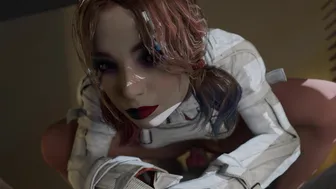 Harley rides a good boy alternate outfit