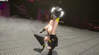 RWBY Yang Dancing (Wiggle Wiggle)