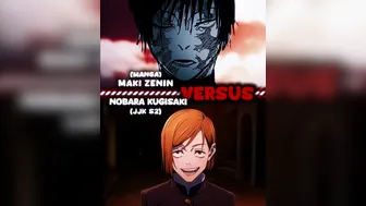 MAKI VS NOBARA || WIS/HMV