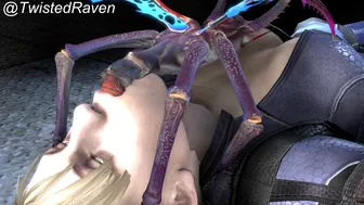 Alien bug fucks Jill’s throat {TwistedRaven}