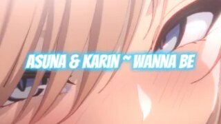 Asuna & Karin (Blue Archive) | Wanna Be [HMV]