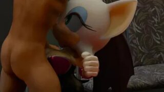 Titty fuck Rouge