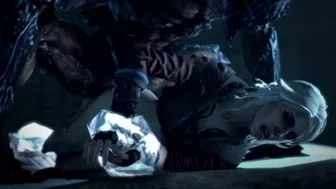 Ciri gets raped by her prey