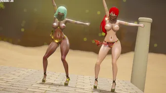 RWBY Pyrrha and Emerald Dancing (Worth It)