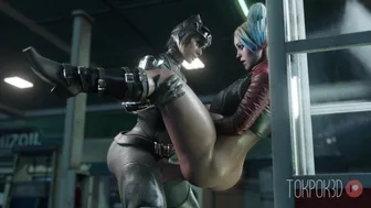 Harley Quinn + Catwoman [TokPok3D]