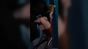 Werewolf fucking Mercy’s tight pussy