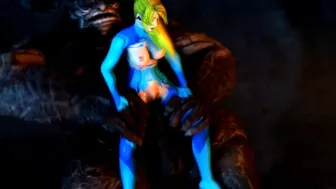 Samus Aran gets raped by a demon