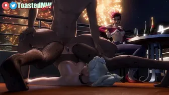 Mercy and Dva New Year Fuck |ToastedMW|