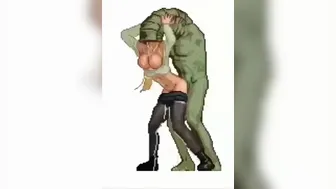 sexy blonde fucked by strange creatures