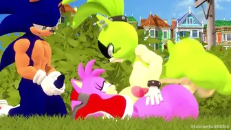 Amy cheating sonic with Surge
