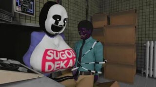 Nightmarionne helps Mike relax.