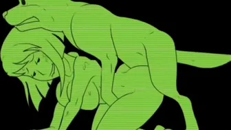 Stupid Vault Girl hooker gets fucked by a dog