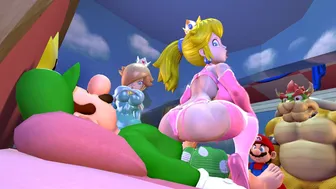 Peach riding