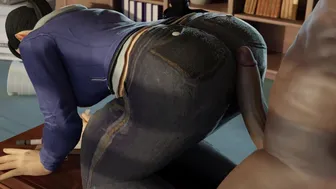 Officer Chun-Li Punishes Criminal [Kishi]