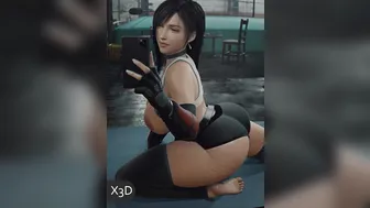 Tifa Ass Shake [X3D]