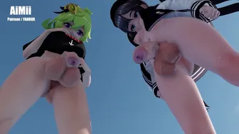 Futanari Farm – Collei & Mona