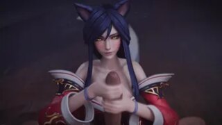 Ahri handjob