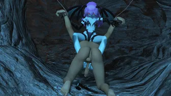 Miku Succubus footjob