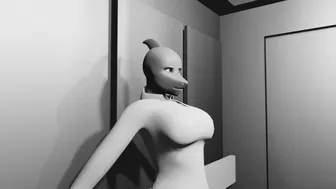 Shark Girl Elevator Inflation