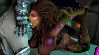 sarah kerrigan sucks robotic cock