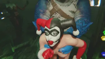 ZMSFM Harley and King Shark (Gagged)