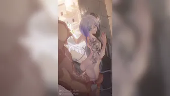 Ashtart is giving you a tour in her sky-castle