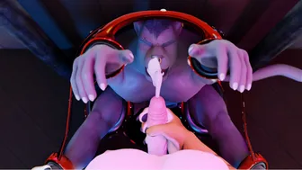 Huge Tiger Facefucks Bound Panther [Chopanther Animations]