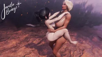 Toon Goth GF VS Mature Futanari