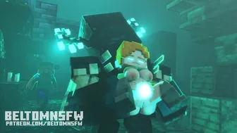 STEVE ADVENTURES : WARDEN X ALEX – Minecraft ANIMATION (BeltomNSFW)