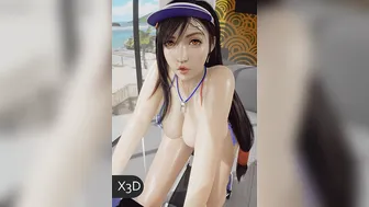 Getting Sweaty With Tifa [X3D][4K60FPS]