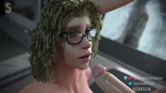 OC Joanna Blowjob Full [SplinalAnim][720p]