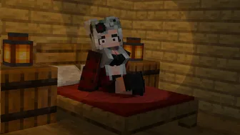 Minecraft sex with girlfriend creampie animation