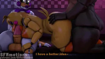 One girl two big guys