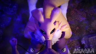 renamon blowjob