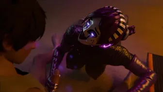 puppet playng whit  a fresh boy