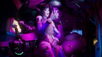 Mercy Helping D.va Blow off Steam『Midnightswamie』