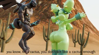 Zekrom fucks a cactus