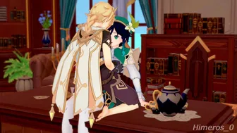 Aether x Venti at Mondstadt