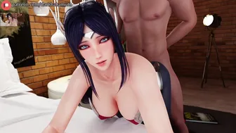 Training with Irelia | Animation loop! [Darkbahamuth] (MagicalMysticVA Voice)