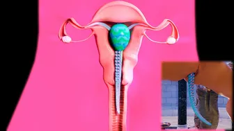 Birth of a tentacle – Lara pregnant