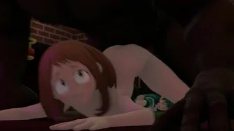 Uraraka gets fucked by BBC (Nude)