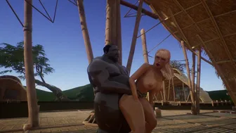 Blonde Girl fucked by a BBC