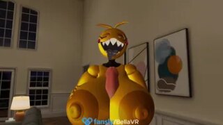 Toy chica boobjob