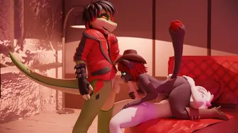 Ralsei/Lucky/Leon threesome
