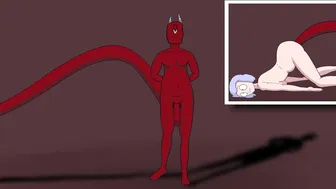 Mr. Demon destroys her pussy