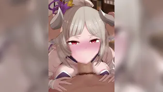 Azusa Give Man A Deep Blowjob [Yukkyyukimaro]